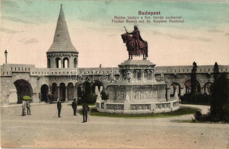 Budapest I. Halászbástya, Szent István szobor