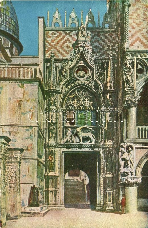 Venice, Venezia; Porta della Carta / gate