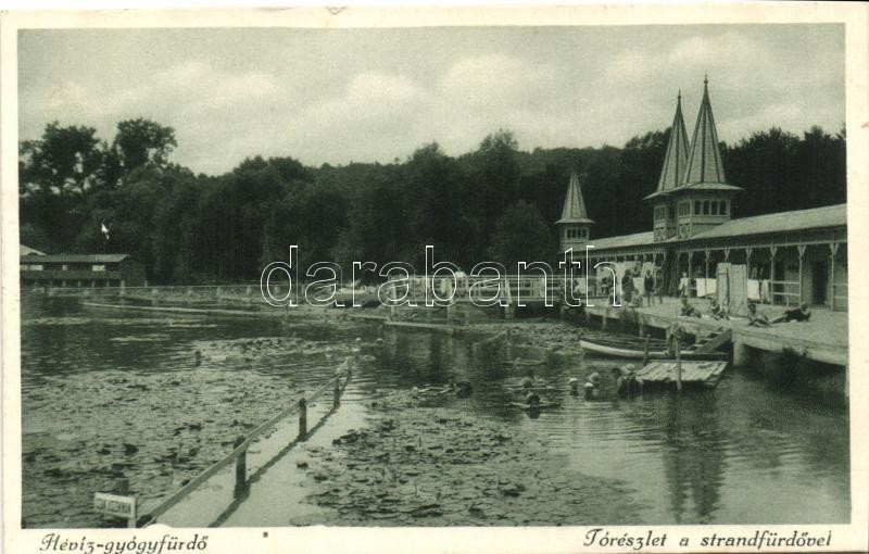 Hévízgyógyfürdő, tó, strandfürdő