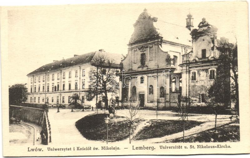 Lviv, Lwów, Lemberg; University, St. Nikolaus church