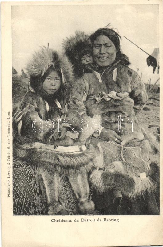 Chrétienne du Détroit de Behring / Eskimos from the Bering Strait, Sarkvidéki folklór a Bering-szorosból, eszkimó