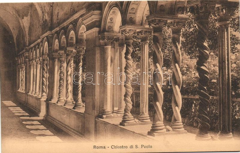 Rome, Roma; Chiostro di S. Paolo / cloister