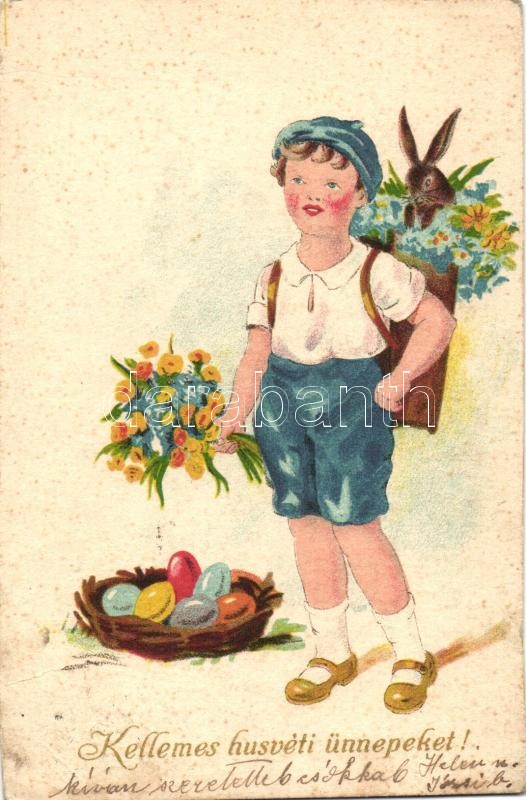 Easter, children, rabbit, Húsvét, gyerek, nyuszi