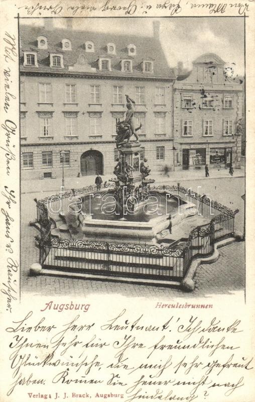 Augsburg, Herculesbrunnen / fountain