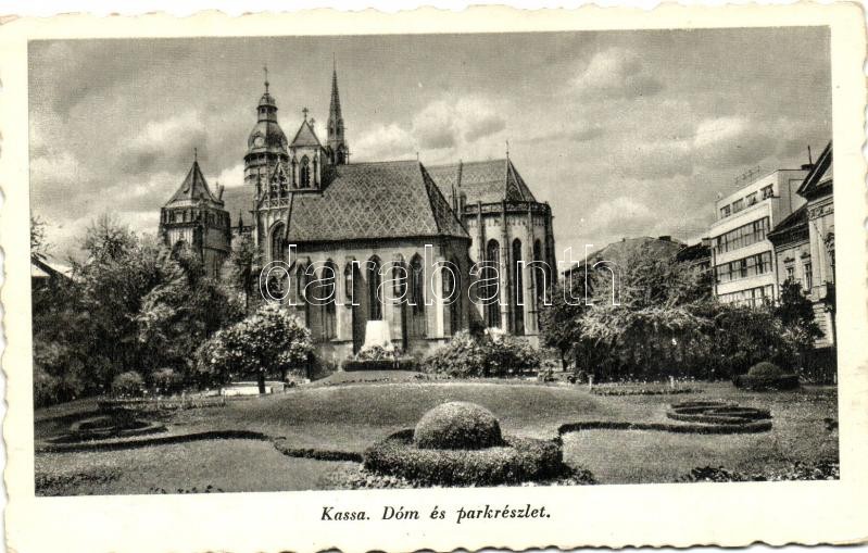 Kassa, dóm és park, Kosice, dome, park