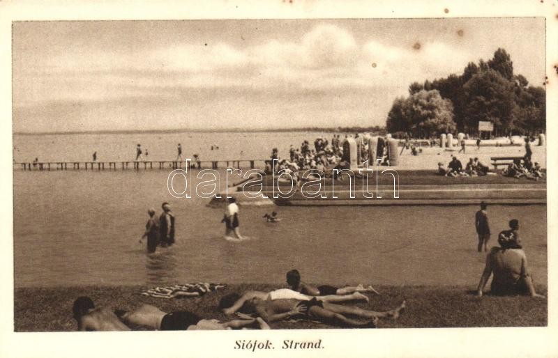 Siófok, strand