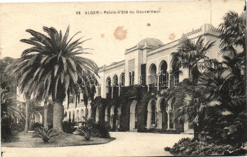 Algiers, Alger; Palais d'Eté du Gouverneur