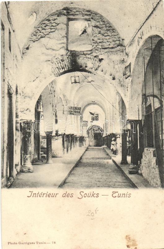 Tunis, Intérieur des Souks