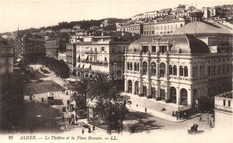 Algiers, Alger; theatre, Place Bresson