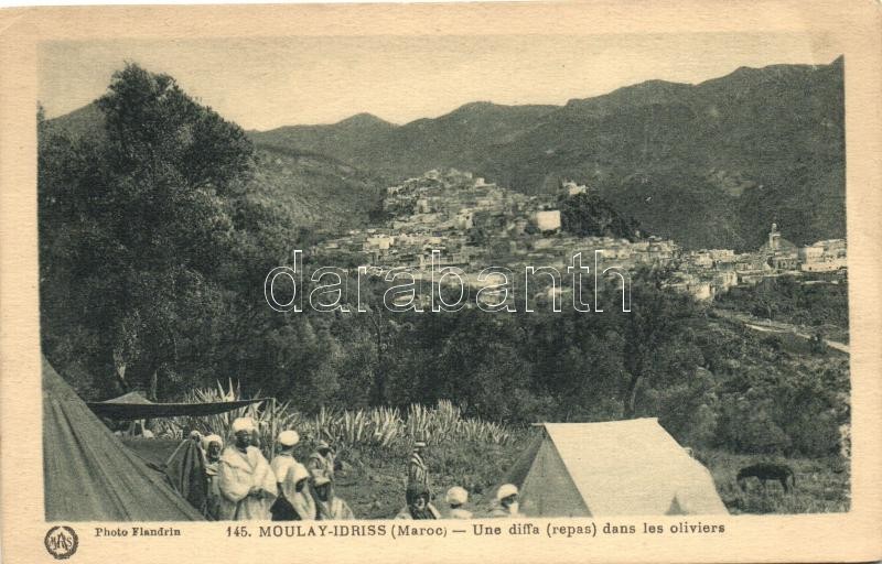 Moulay Idriss Zerhoun, diffa, folklore