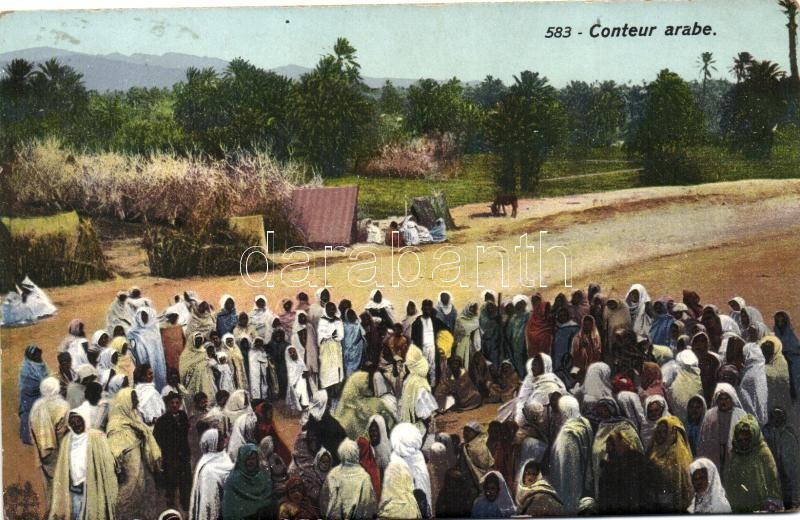 Conteur Arabe / Arabian folklore, Arab folklór