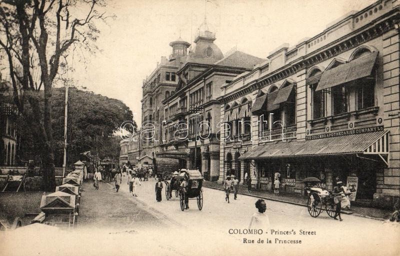 Colombo, Prince's Street, Apothecaries Company,