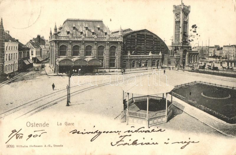 Ostend, Ostende; Gare / railway station