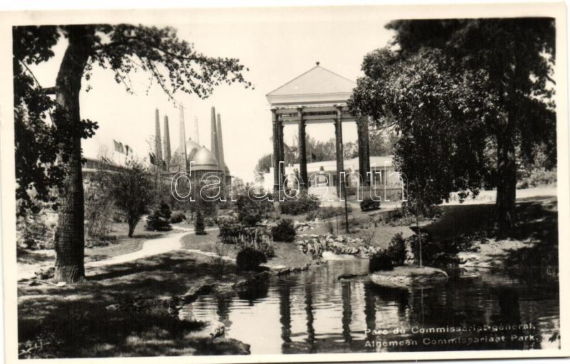 1935 Brussels, Bruxelles; Exposition, General Commissariat park