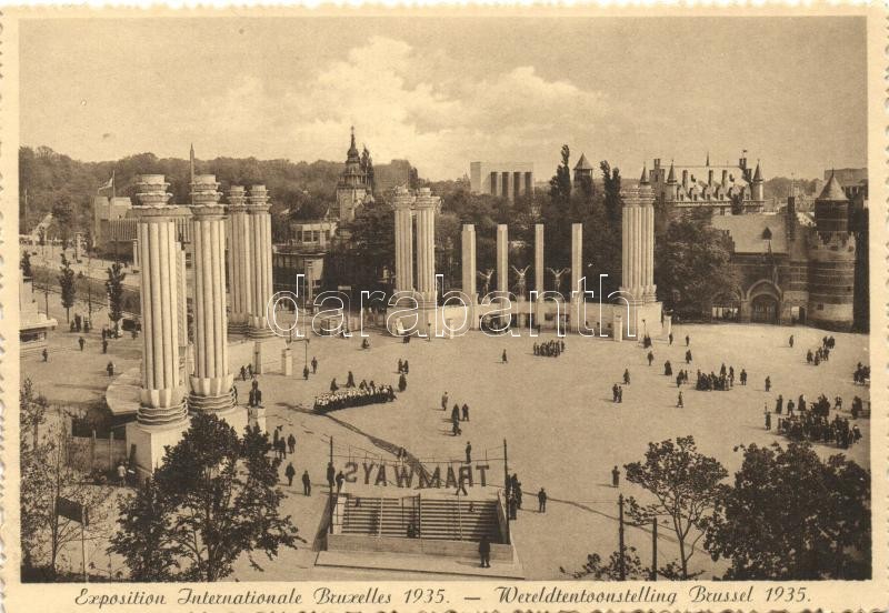 1935 Brussels, Bruxelles; International Exposition, Old Brussels, Centenarium entry