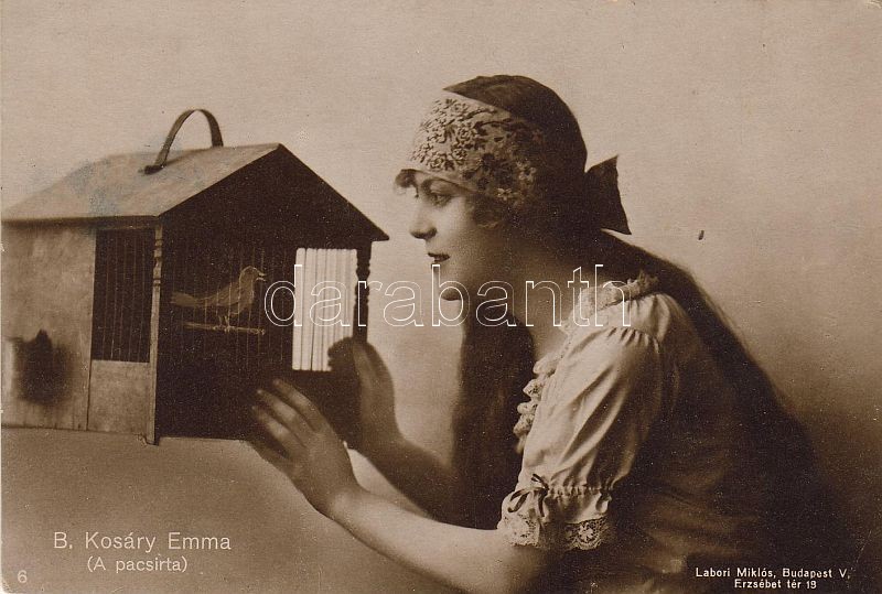Kosáry Emma 'Színhházi Élet' kiadása (12 x 8 cm)