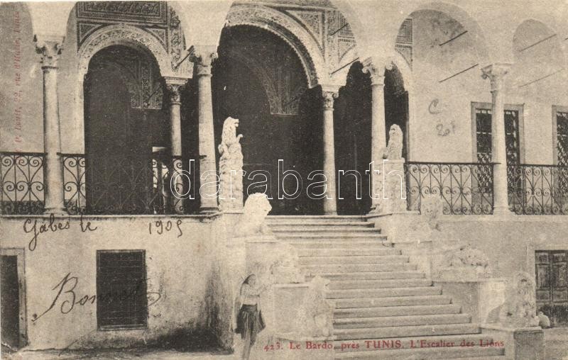 Tunis, Le Bardo, Lion stairs