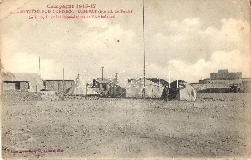 Dehiba, T.S.F., Ambulance camp