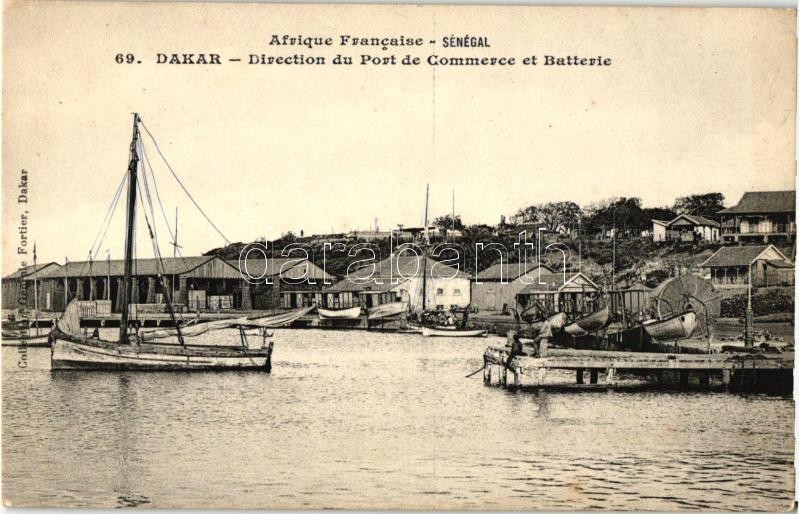 Dakar, Trading port, barracks