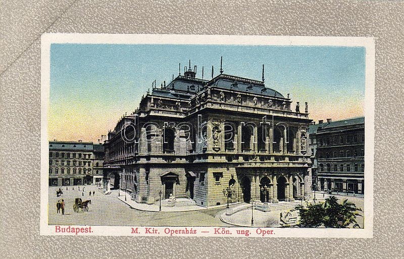 Budapest VI. Operaház litho