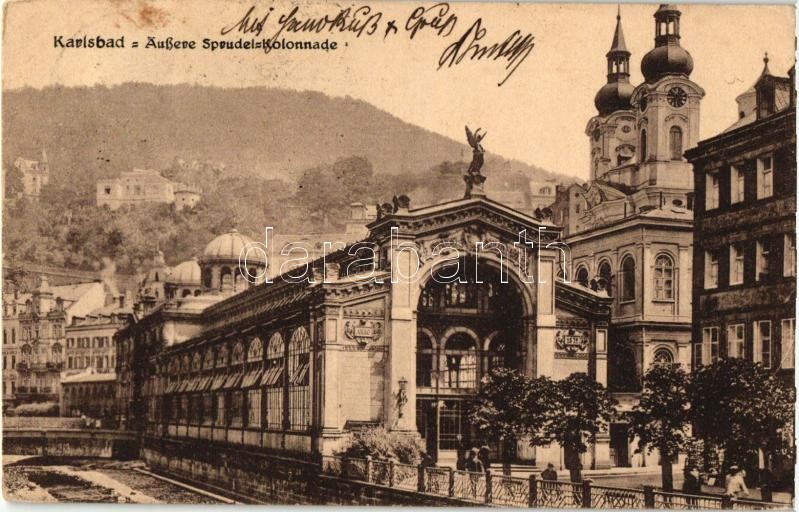 Karlovy Vary, Karlsbad; Aussere Sprudel-Kolonnade