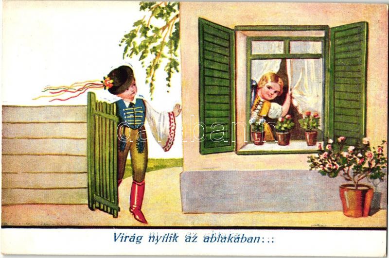 Virág nyílik az ablakban, Hungarian folklore