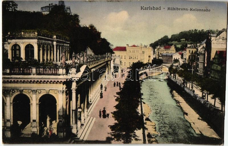 Karlovy Vary, Karlsbad; Mühlbrunn-Kolonnade