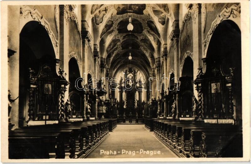 Prague, Praha, Prag; Strahov church, interior