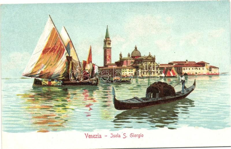 Venice, Venezia, Isola S. Giorgio, litho