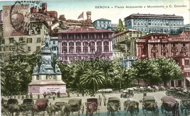 Genova, Piazza Acquaverde e Monumento a C. Colombo