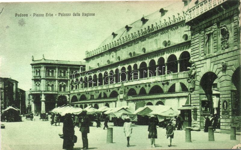 Padova, Piazza Erbe, Palazzo della Ragione / square, palace