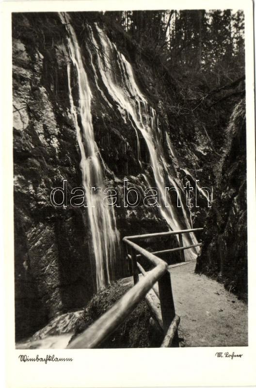 Wimbachklamm, waterfall