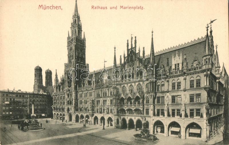 München, Rathaus, Marienplatz / town hall, square