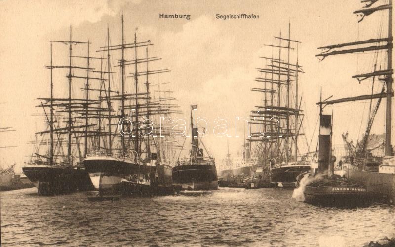 Hamburg, Segelschiffhafen / port, sailing ships