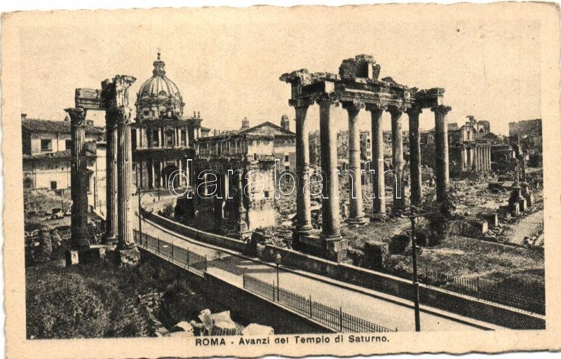 Rome, Roma; Tempio di Saturno / temple