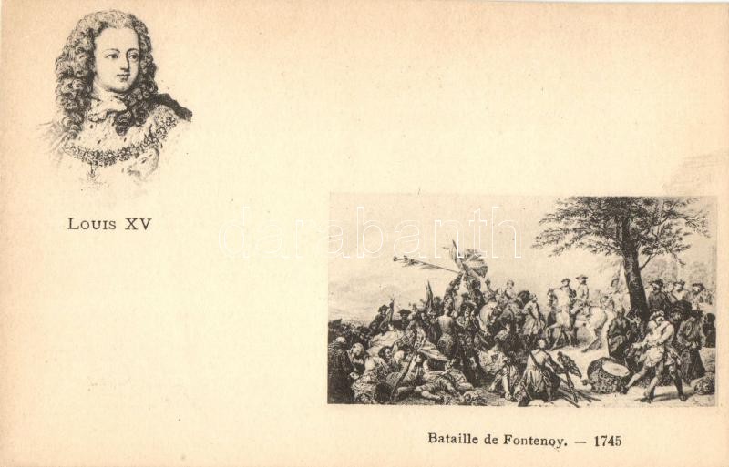 Louis XV, Bataille de Fontenoy / Battle of Fontenoy, Louis XV