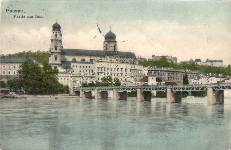 Passau, Partie am Inn, Brücke, Passau, Inn-part, Passau, Inn Riverside, bridge
