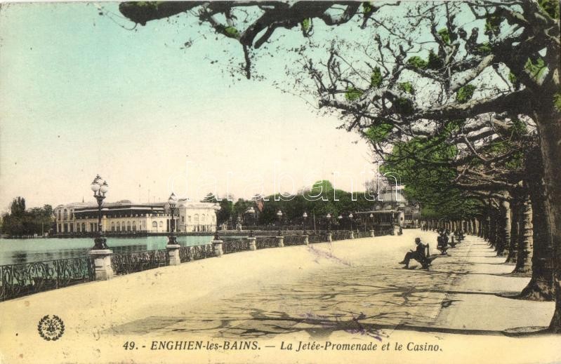 Enghien-les-Bains, La Jetée Promenade et le Casino, Enghien-les-Bains, Promenád, kaszinó