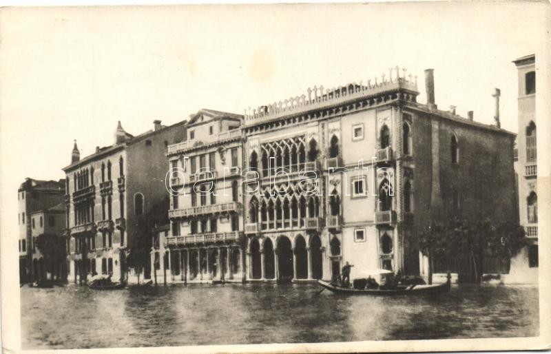 Venice, Venezia; Canal Grande, Ca d'Oro