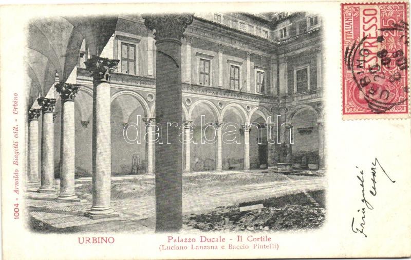 Urbino, Palazzo Ducale, Cortile / palace, courtyard