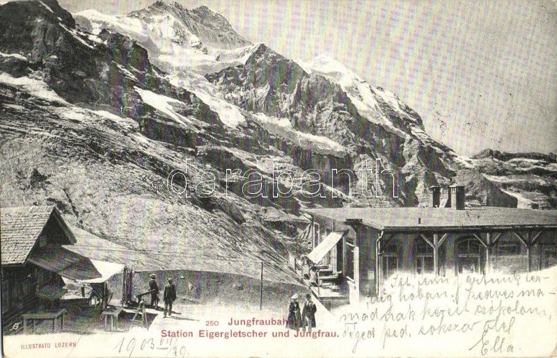 Jungfraubahn, Station Eigergletscher and Jungfrau