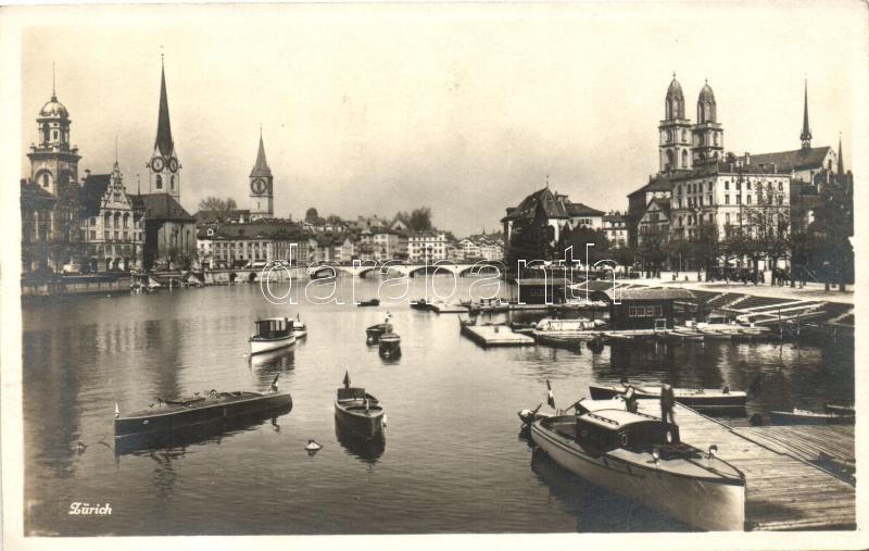 Zürich, boats