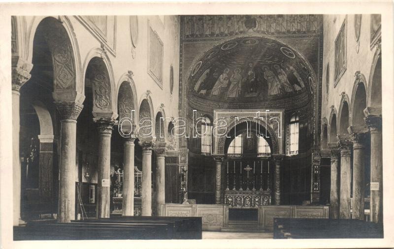 Porec, Parenzo; Interno della Basilica Eufrasiana / church interior
