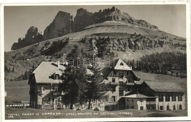 Passo di Carezza, hotel, Gruppo del Catinaccio