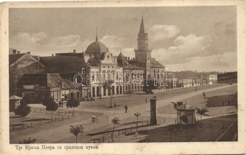 Kikinda, square, shoe shop, Nagykikinda, Péter király tér, cipő bolt