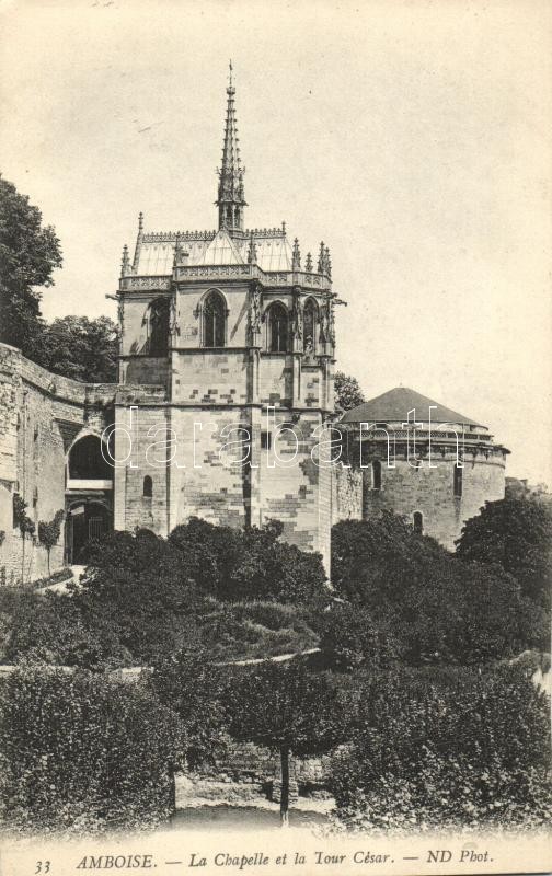 Amboise, Chapel, Cesar tower