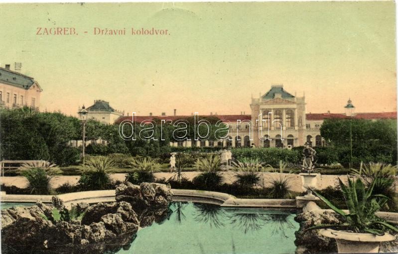 Zagreb, Drzavni kolodvor / railway station