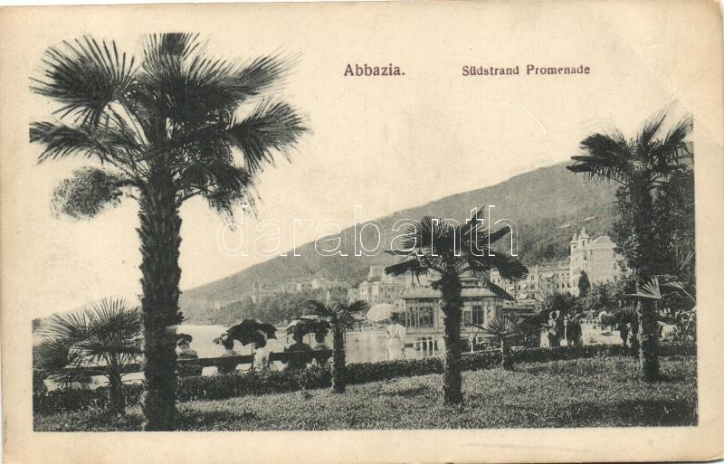 Abbázia sétány, Abbazia, promenade