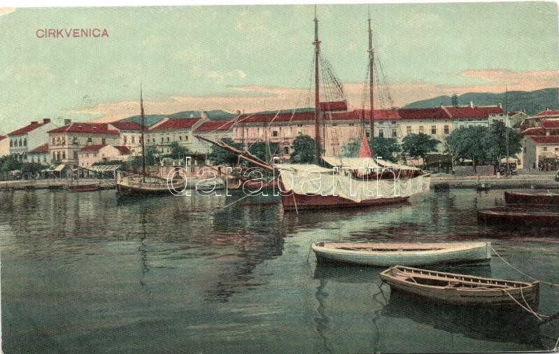 Crikvenica, port, ships