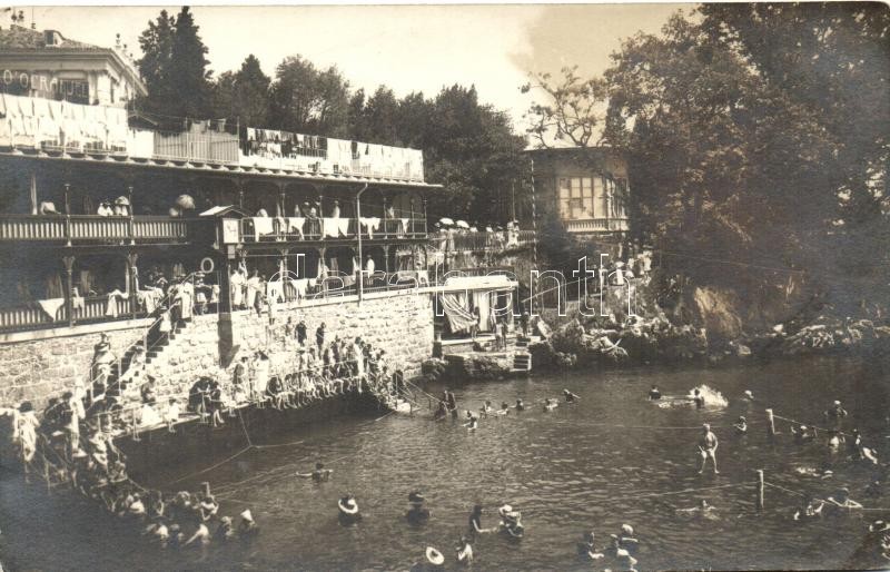 Abbazia, bathers, Abbazia, fürdőzők